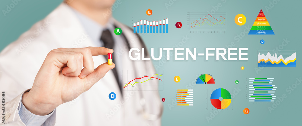 Nutritionist giving you a pill Nutritionist giving you a pill