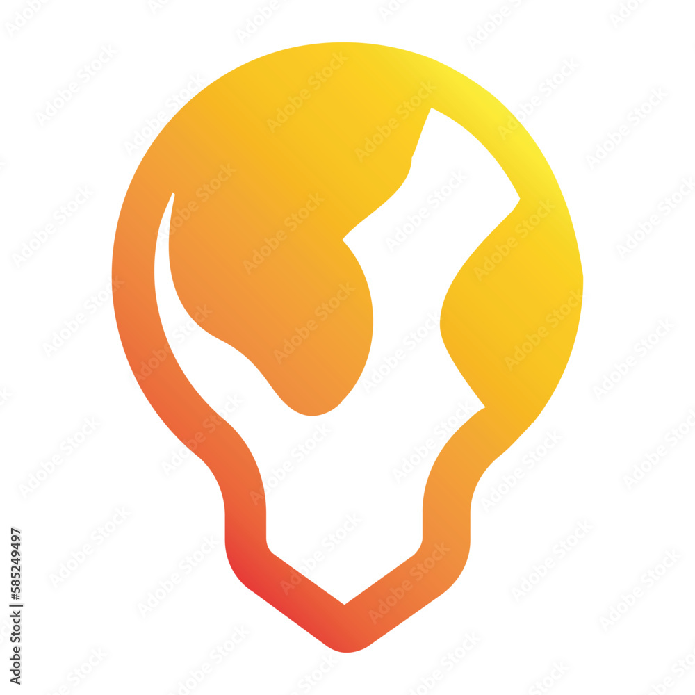 energy light bulb icon vector energy light bulb icon vector