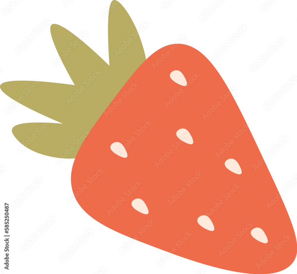 Fototapeta premium Strawberries Berries Icon