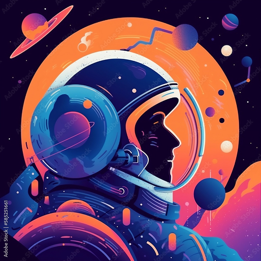 Obraz premium Astronaut in Space