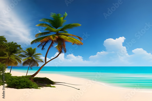 palm tree on the beach