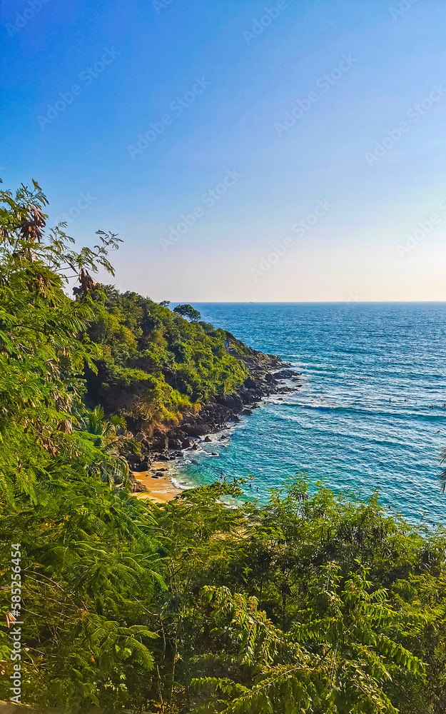 Beach sand blue water huge surfer waves Carrizalillo Puerto Escondido. Beach sand blue water huge surfer waves Carrizalillo Puerto Escondido.