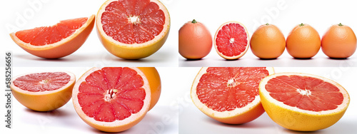 grapefruit  fruit  citrus  food  orange  isolated  red  healthy  white  juicy  fresh  slice  ripe  pink  half  cut  diet  vitamin  sweet  yellow  juice  freshness  lemon  eating  green