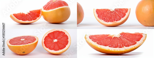 grapefruit  fruit  citrus  food  orange  isolated  red  healthy  white  juicy  fresh  slice  ripe  pink  half  cut  diet  vitamin  sweet  yellow  juice  freshness  lemon  eating  green