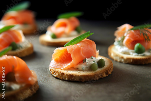 Treat Yourself to a Luxurious Salmon Canapé: The Ultimate Appetizer