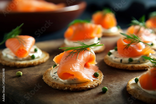 Get Ready to Impress Your Guests with This Delicious Salmon Canapé