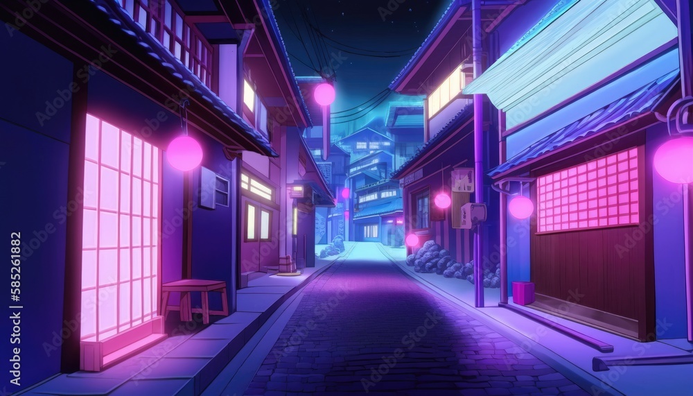 Anime Night Effect HD wallpaper  Peakpx