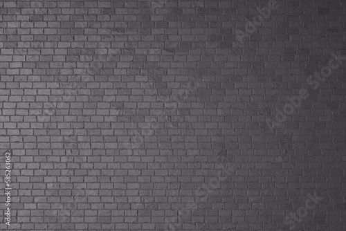 Seamless pattern of black Brick Wall Background Texture 3D Render.for interior design vintage dark tone.