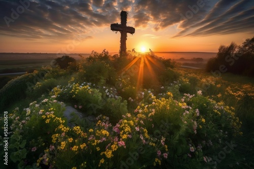 Silhouette of a Crucifix