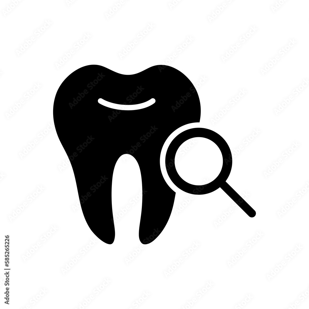 Dentist vector icon flat illustration on white background Dentist vector icon flat illustration on white background