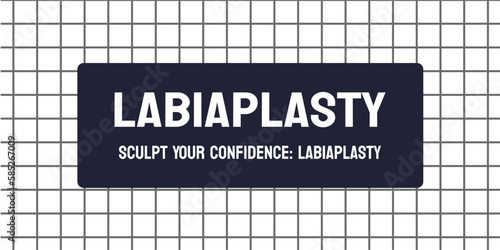 Labiaplasty - Cosmetic surgery for vaginal rejuvenation. photo