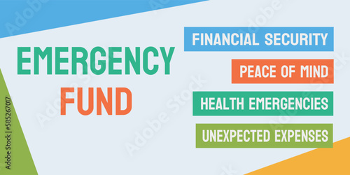 Emergency Fund - Savings for unexpected expenses or crises.