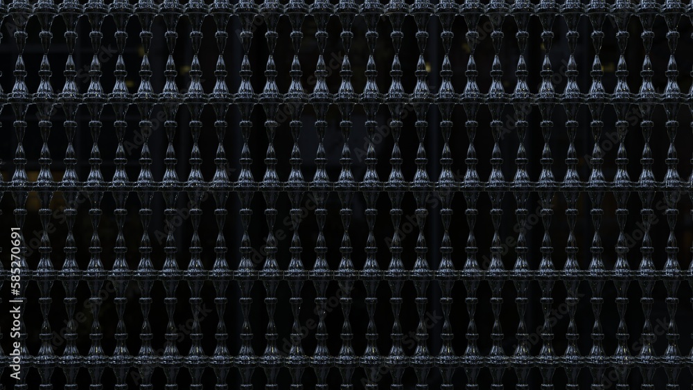 Fototapeta premium Black pattern background, Black metal texture background, pattern wallpaper, 3d pattern wallpaper, 