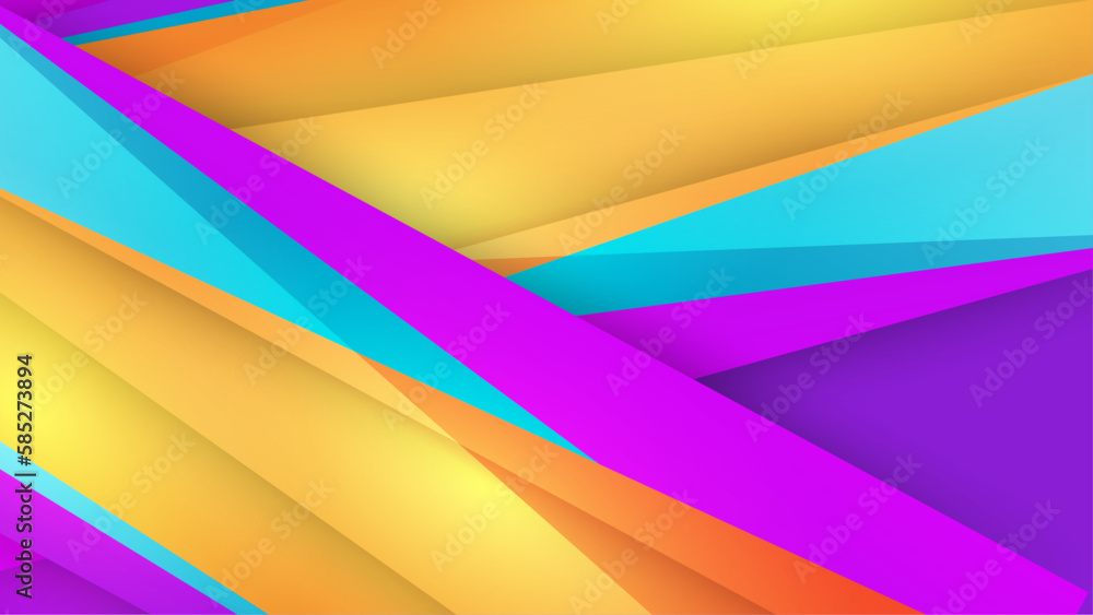 Fototapeta premium vector colorful geometric design background design