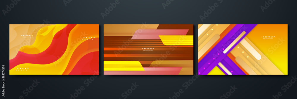 vector gradient colorful background