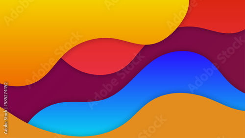 vector abstract colorful shapes background