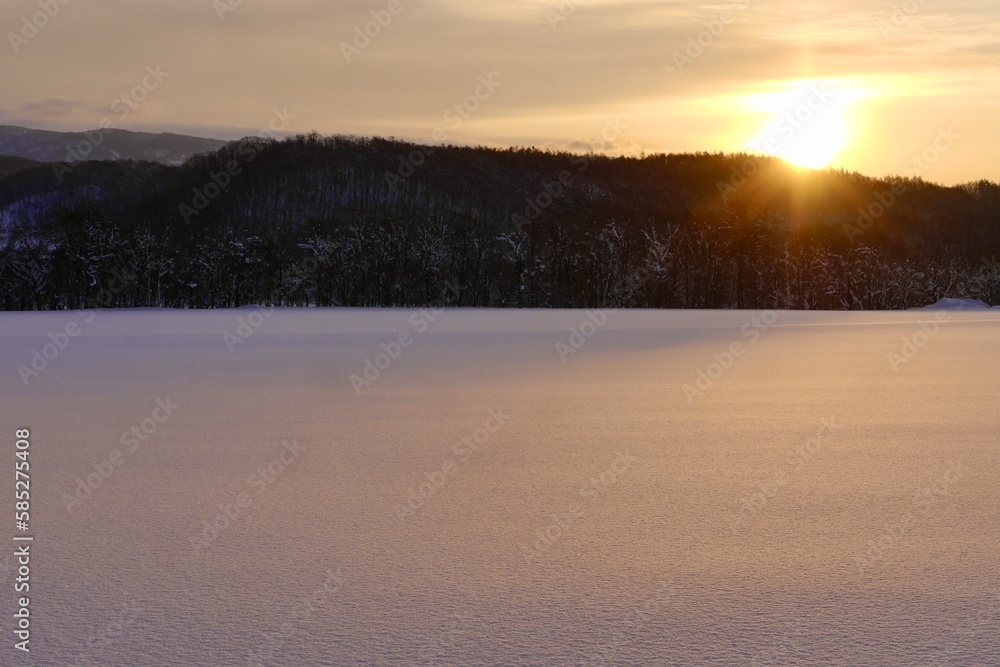 北海道の朝日 北海道の朝日