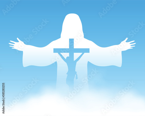Stampa su tela good friday religious backgrounds for jesus worship and prayer