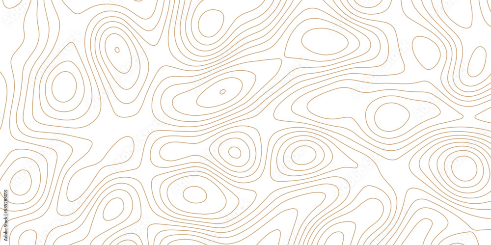 Fototapeta premium Panorama view gradient multicolor wave curve lines banner background design. Vector illustration. Line topography map contour background .Abstract Topographic map background with wave line.