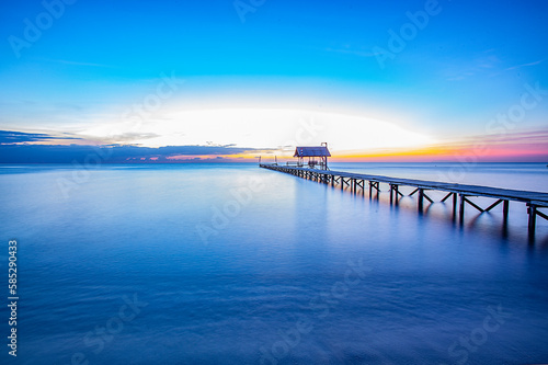 Wallpaper Mural Sunrise at the jetty Torontodigital.ca