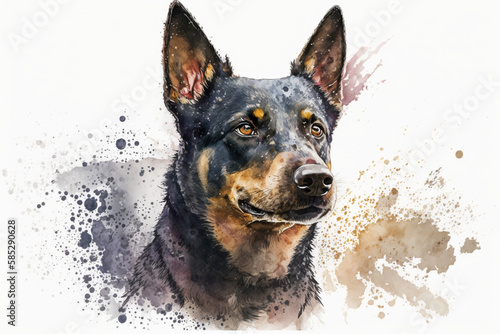 Australian dog portrait