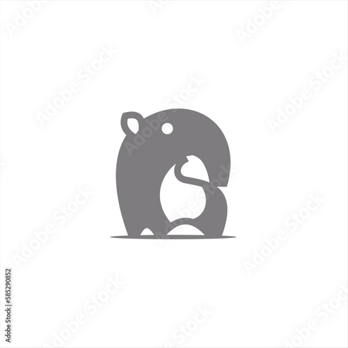Tapir Logo Unique, clean, modern and professional tapir logo design. Perfect for any business orientation.