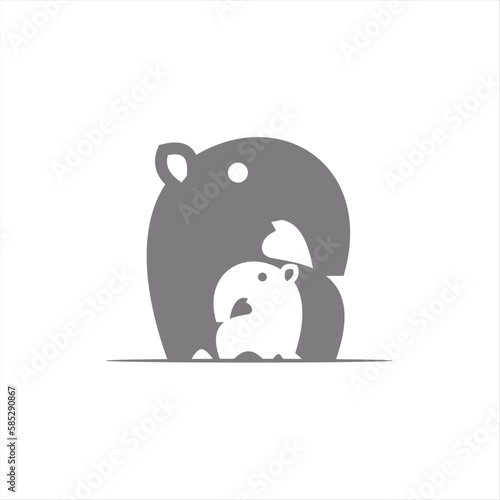 Tapir Logo Unique, clean, modern and professional tapir logo design. Perfect for any business orientation.
