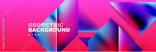 Abstract background with trendy composition and fluid gradients