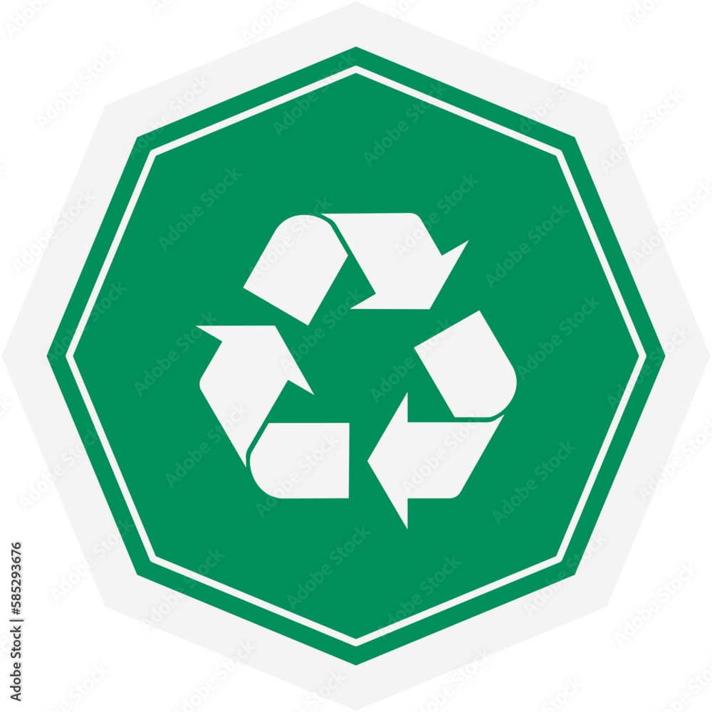 Sticker Recycle Material Recycling Life Zero Waste Lifestyle
