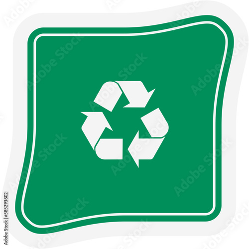 Sticker Recycle Material Recycling Life Zero Waste Lifestyle
