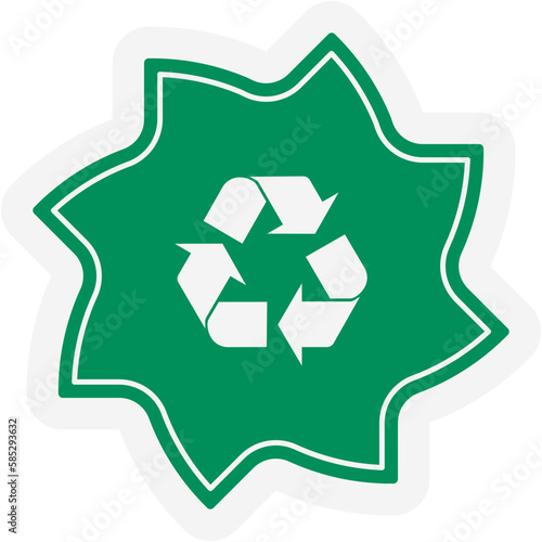 Sticker Recycle Material Recycling Life Zero Waste Lifestyle
