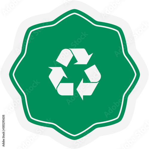Sticker Recycle Material Recycling Life Zero Waste Lifestyle
