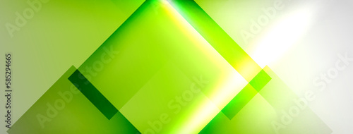 Light and shadow squares and lines abstract background