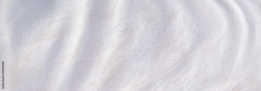 Fototapeta premium white carpet surface top view for background