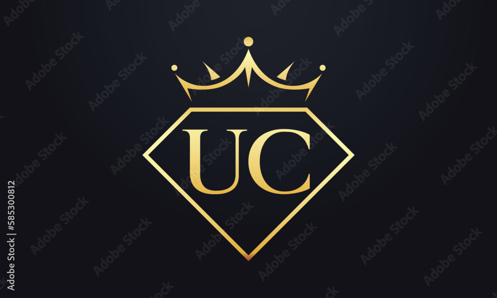 Diamond crown vector. Luxury queen logo for jewelry vector with letters Diamond crown vector. Luxury queen logo for jewelry vector with letters