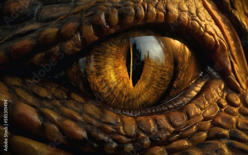 The eye of a dinosaur, Generative ai