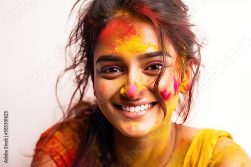 portrait of a woman with smile