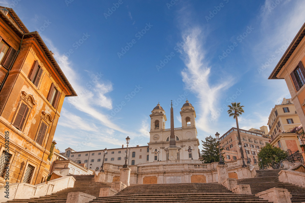 Obraz premium Spanish Steps in Rome Italy