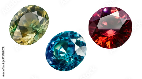 gems diamond isolated on transparent background
