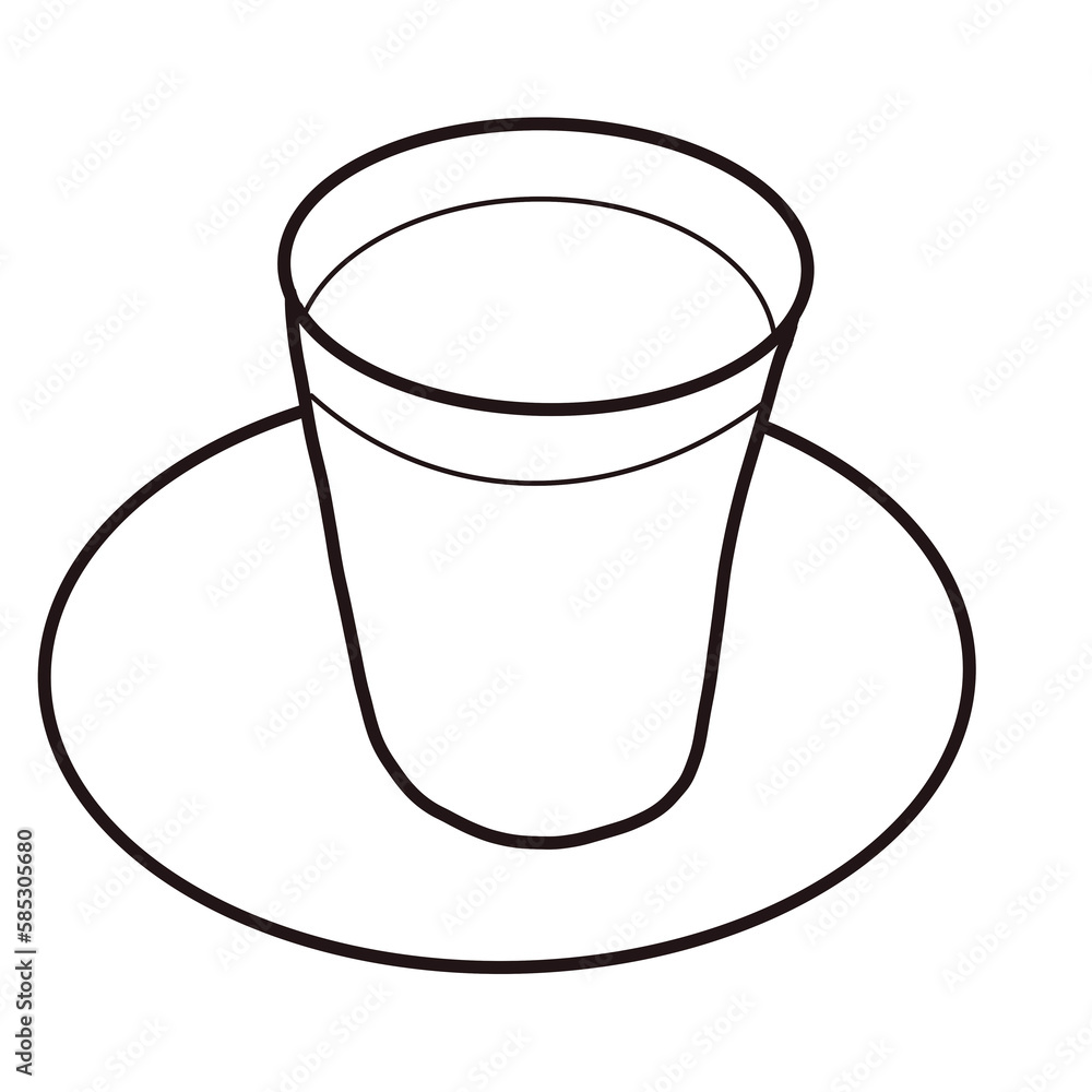 cup of coffee cafe hand drawn doodle organic line cup of coffee cafe hand drawn doodle organic line