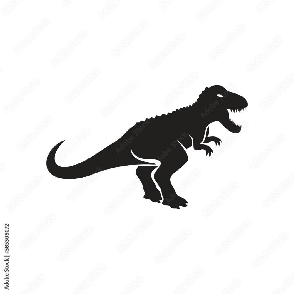 tyrannosaurus icon vector