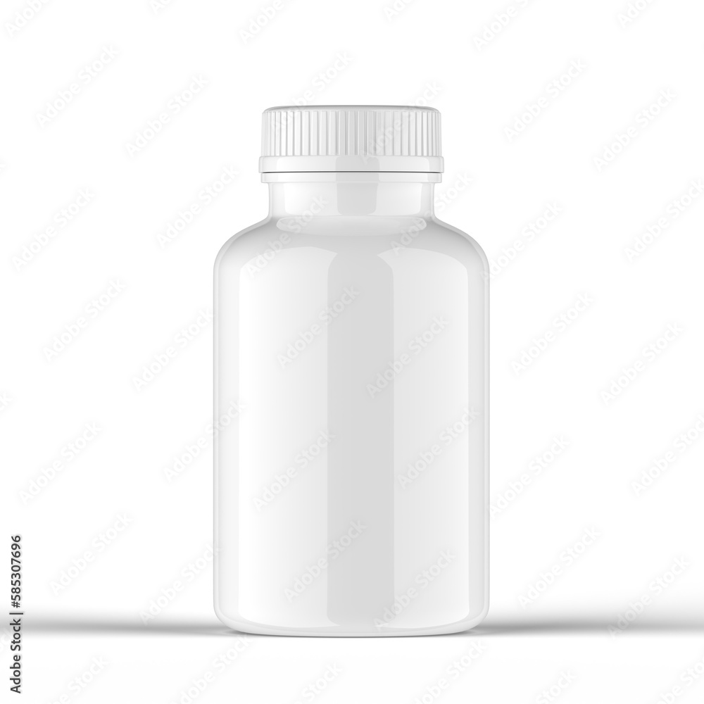 glossy white bottle glossy white bottle