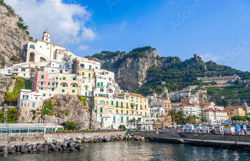 イタリアのアマルフィ海岸の風景