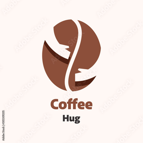 Coffee Bean Hand Logo