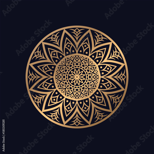 Mandala Pattern Circular flower design design background
