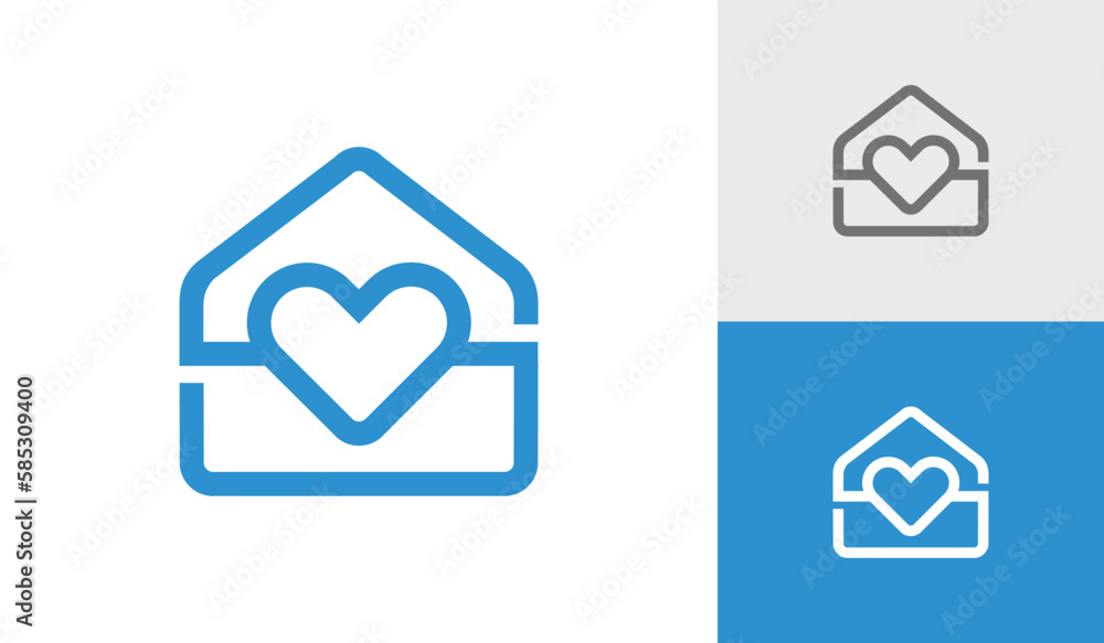 House care logo design with letter S initial monogram House care logo design with letter S initial monogram