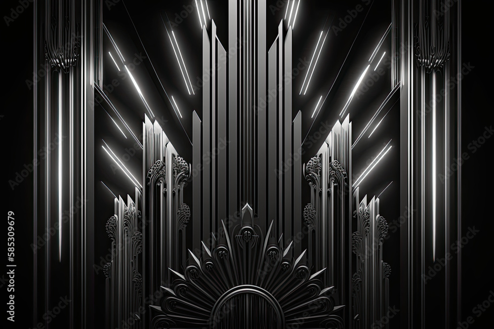 Obraz premium Art decor image, AI Generative