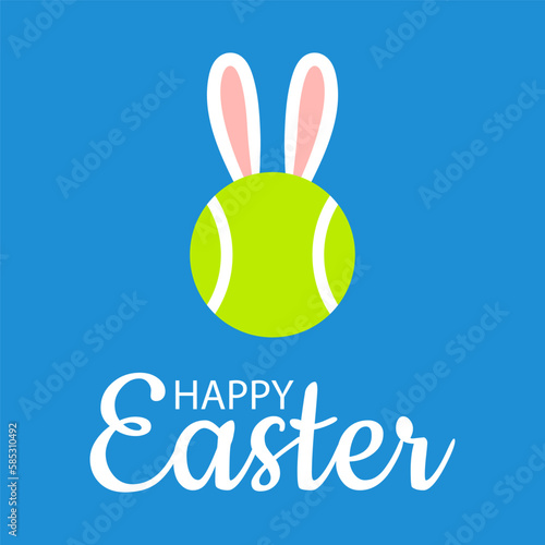 Canvas Print Happy Easter bunny