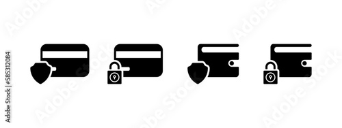 save purchase icon vector illustration. purchase with protection concept.