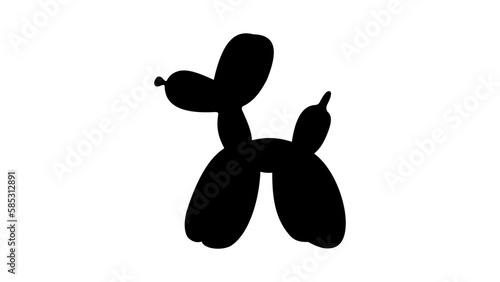 balloon dog silhouette